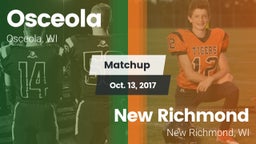 Matchup: Osceola vs. New Richmond  2017