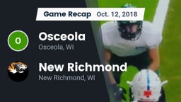 Recap: Osceola  vs. New Richmond  2018