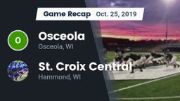 Recap: Osceola  vs. St. Croix Central  2019