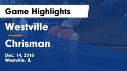 Westville  vs Chrisman Game Highlights - Dec. 14, 2018