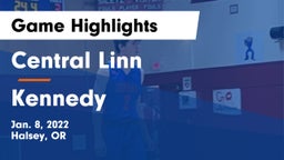 Central Linn  vs Kennedy  Game Highlights - Jan. 8, 2022