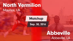 Matchup: North Vermilion vs. Abbeville  2016