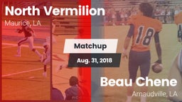 Matchup: North Vermilion vs. Beau Chene  2018
