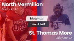 Matchup: North Vermilion vs. St. Thomas More  2019