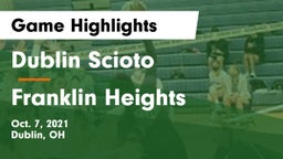Dublin Scioto  vs Franklin Heights Game Highlights - Oct. 7, 2021