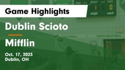 Dublin Scioto  vs Mifflin  Game Highlights - Oct. 17, 2023