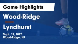 Wood-Ridge  vs Lyndhurst  Game Highlights - Sept. 13, 2022