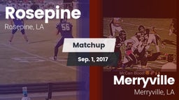 Matchup: Rosepine vs. Merryville  2017