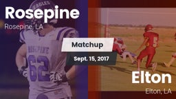 Matchup: Rosepine vs. Elton  2017