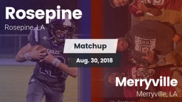Matchup: Rosepine vs. Merryville  2018