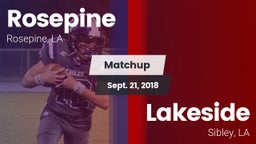 Matchup: Rosepine vs. Lakeside  2018