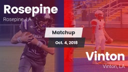 Matchup: Rosepine vs. Vinton  2018