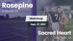 Matchup: Rosepine vs. Sacred Heart  2019