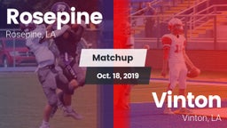 Matchup: Rosepine vs. Vinton  2019