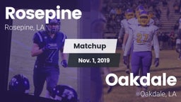 Matchup: Rosepine vs. Oakdale  2019