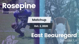 Matchup: Rosepine vs. East Beauregard  2020