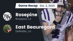 Recap: Rosepine  vs. East Beauregard  2020