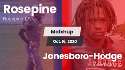 Matchup: Rosepine vs. Jonesboro-Hodge  2020