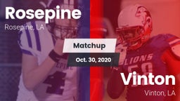 Matchup: Rosepine vs. Vinton  2020
