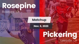 Matchup: Rosepine vs. Pickering  2020