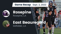Recap: Rosepine  vs. East Beauregard  2022