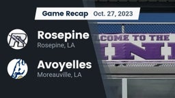 Recap: Rosepine  vs. Avoyelles  2023