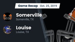 Recap: Somerville  vs. Louise  2019
