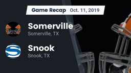 Recap: Somerville  vs. Snook  2019