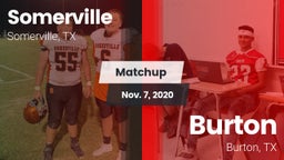 Matchup: Somerville vs. Burton  2020