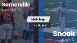 Matchup: Somerville vs. Snook  2020