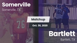 Matchup: Somerville vs. Bartlett  2020