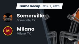 Recap: Somerville  vs. Milano  2020