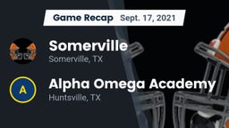 Recap: Somerville  vs. Alpha Omega Academy  2021