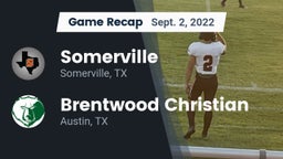 Recap: Somerville  vs. Brentwood Christian  2022