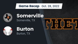 Recap: Somerville  vs. Burton  2022