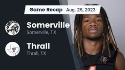 Recap: Somerville  vs. Thrall  2023