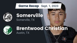 Recap: Somerville  vs. Brentwood Christian  2023