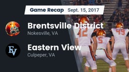 Recap: Brentsville District  vs. Eastern View  2017