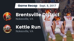 Recap: Brentsville District  vs. Kettle Run  2017