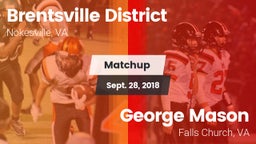 Matchup: Brentsville District vs. George Mason  2018