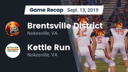 Recap: Brentsville District  vs. Kettle Run  2019