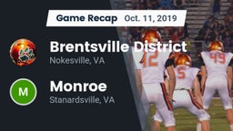 Recap: Brentsville District  vs. Monroe  2019