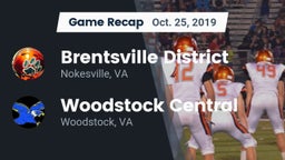 Recap: Brentsville District  vs. Woodstock Central  2019