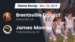 Recap: Brentsville District  vs. James Monroe  2019