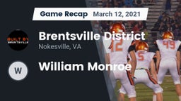 Recap: Brentsville District  vs. William Monroe  2021