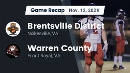 Recap: Brentsville District  vs. Warren County  2021