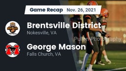 Recap: Brentsville District  vs. George Mason  2021
