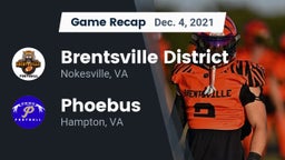 Recap: Brentsville District  vs. Phoebus  2021
