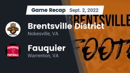 Recap: Brentsville District  vs. Fauquier  2022