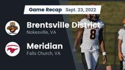 Recap: Brentsville District  vs. Meridian  2022